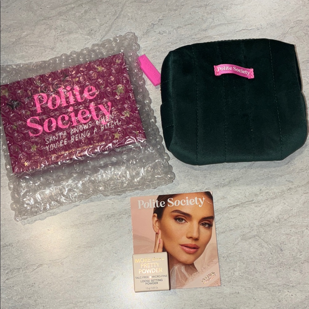 Polite Society Eyeshadow Palette - Pink and Black